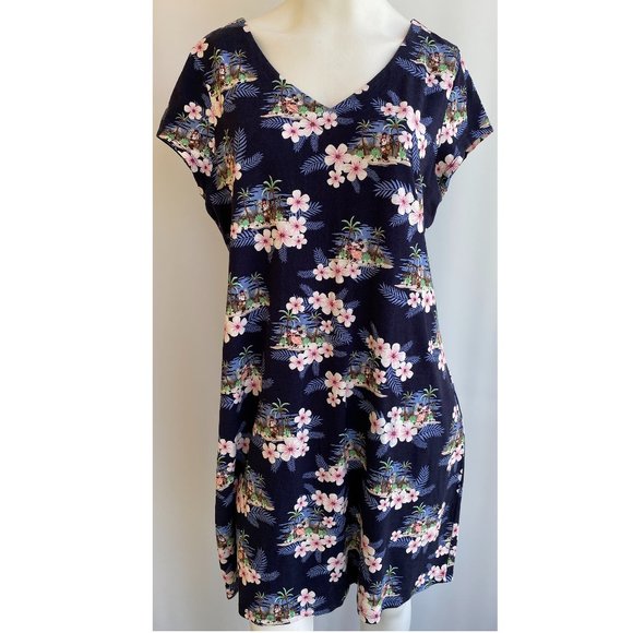 Tommy Bahama Dresses & Skirts - Disney Parks Tommy Bahama Dress Large L Womens Minnie Mouse Hawaiian flower luau